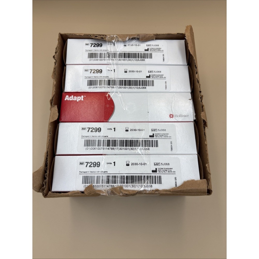 Lot of 5 - Hollister Adapt 7299 Ostomy Belt Exp 10/2030